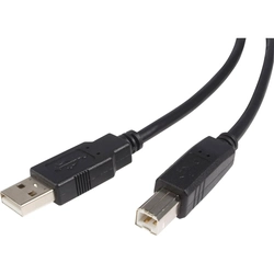 Cabo USB 2.0 A Macho + B Macho 3 Metros Preto Storm Cbus0008 - H35531x