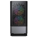 Gabinete Gamer Cougar MG140 AIR RGB, Mini Tower, Vidro Temperado, mATX, Black, Sem Fonte - 385JM80.0001