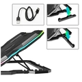 Base Gamer para Notebook C3Tech RGB Preto - NBC-300BK