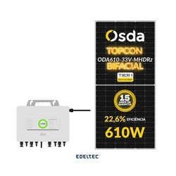 Gerador Edeltec Solar Micro Saj 8,54 Kwp Mon. 220v Fibrometal (9k/610w Bifacial)