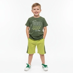 Conjunto Camiseta Manga Curta e Bermuda GOOD Romitex ReiRex Masculino