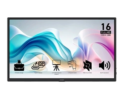 Monitor Portátil MSI PRO MP165 E6, 15.6'', Full HD, Painel IPS, 60Hz, Alto-Falantes Integrados, 9S6-3PE50M-004