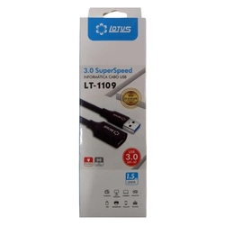 Cabo Extensor Usb 3.0 1,5M LT-1109 Lotus Z