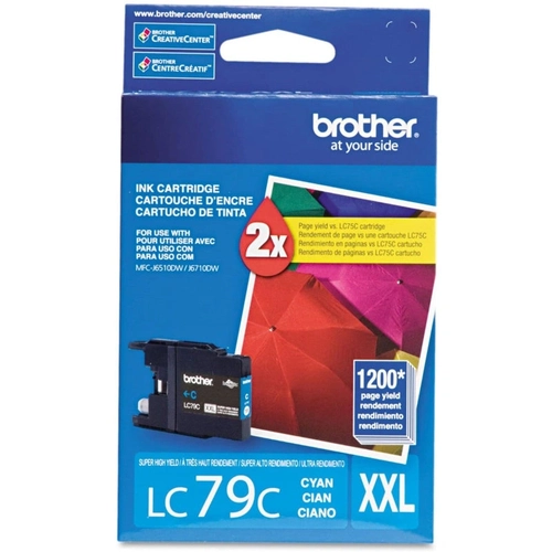 Cartucho De Tinta Brother Ciano 1.2k Lc79c