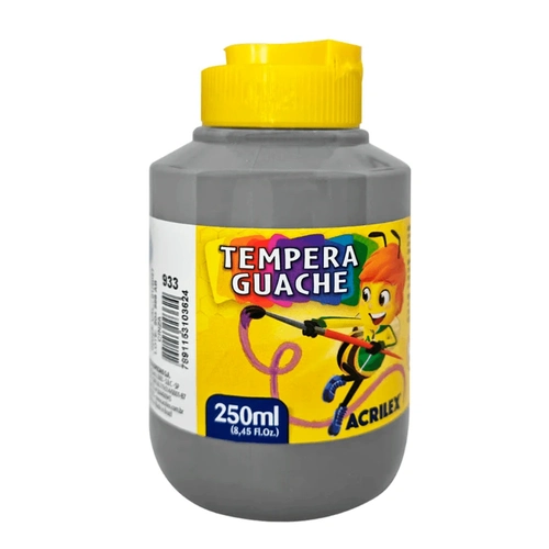 Tinta Guache 933 Cinza 250ml Acrilex
