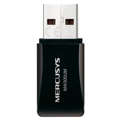 Mini Adaptador USB Wireless Mercusys N300 - Mw300um