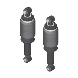 CONJUNTO MOLA PNEUMATICA CABINE IVECO EUROTECH TRASEIRA