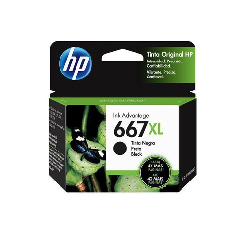CARTUCHO DE TINTA HP 667 XL PRETO - 3YM81AB
