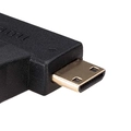 Adaptador Conversor Preto Hdmi para Mini e Micro Hdmi Letron