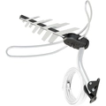 Antena Tv Digital Externa  4 Em 1 Vhf/uhf/fm/hdtv Dtv-3000, Completa, Com Mastro e Cabos 15 Metros