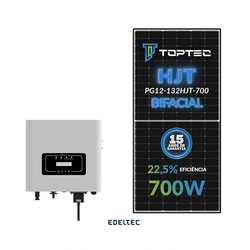 Gerador Edeltec Solar Deye 4,20 Kwp Mon. 220v Metalico (3k/700w Bifacial)