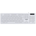 Teclado Usb Multimidia Slim Branco Teclas Chocolate Vinik Cabo 1.8m Vinik - Tcb200