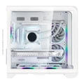 Gabinete Gamer K-mex Aquario W8ki Cyberpunk Branco - Cgw8kirh002cb0x