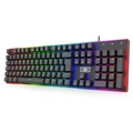 Teclado Gamer Mecânico Redragon Ratri RGB Preto Switch Marrom - K595RGB-PT-Brown