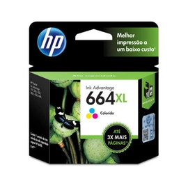 Cartucho De Tinta Hp 664xl Colorido - F6v30ab