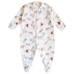 Macacão Manga Longa Estampado Botão Suedine Masculino – Savana