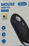 Mouse óptico S/Fio Bluetooth 5.0 Recarregável 2.4ghz  2400 dpi 4 botões Kp-Mu023 - Knup