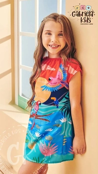 vestido tropical