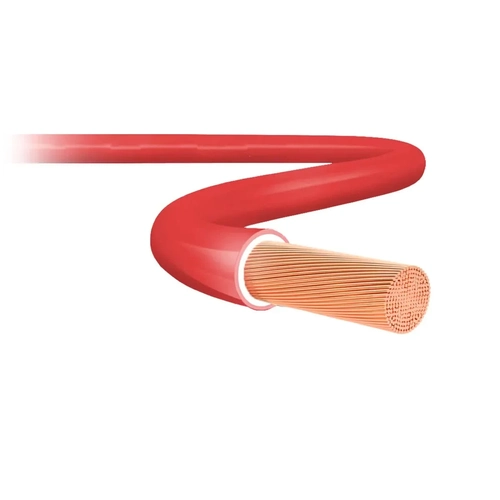 Cabo Flexivel 2,50mm Vermelho Rolo com 100M