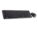 Kit Teclado e Mouse Sem Fio Usb Preto - Tc183