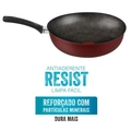 Frigideira Wok Rochedo Facilita Vermelho 24cm - Cxm / 6