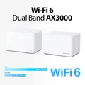Roteador Mercusys Mesh Wi-fi 6 Gigabit Dual Band Ax3000 Halo - H80x