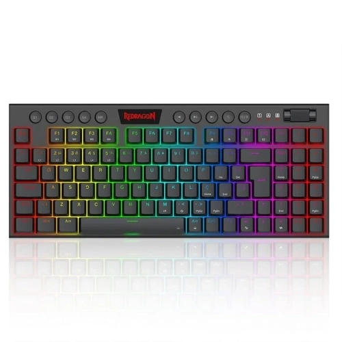 Teclado Mecanico Gamer Redragon YI TKL RGB Preto Switch Brown - K625p-kb (pt-brown)