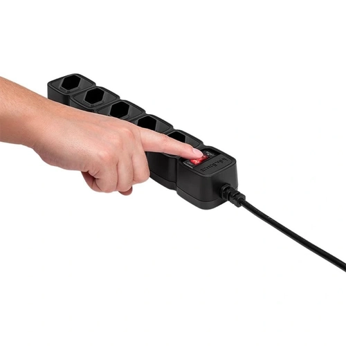 Protetor Eletronico 5 Tomadas Intelbras Epe205 4824201 - Preto