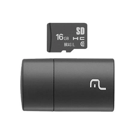 Cartão Micro Sd 16gb Com Leitor Usb Classe 4 Mc162
