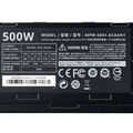 Fonte 500w Cooler Master Elite V3 Pfc Ativo - MPW-5001-ACAAN1-WO