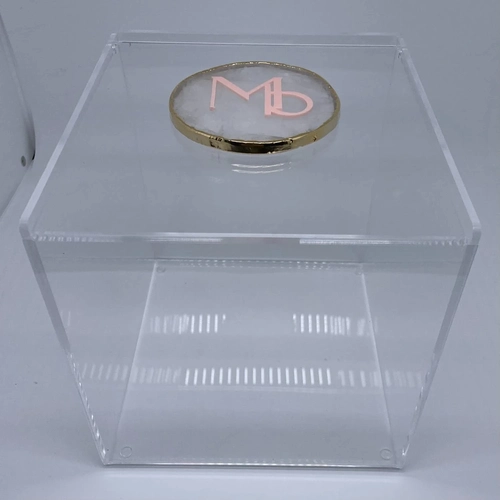 Caixa Seringas da semana Quartzo  - Logo alto relevo inicial ou desenho