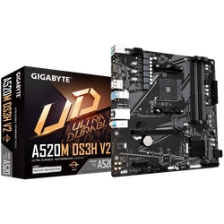 Placa Mãe AM4 Gigabyte A520m Ds3h V2 AMD Ddr4