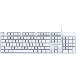 Teclado Fortrek Office K15 Slim USB Branco - 84953