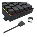 Teclado Sem Fio Mecanico Gamer Redragon Deimos Preto RGB - K599-KNS