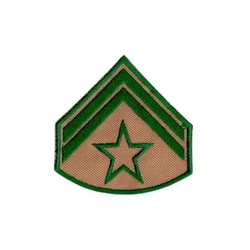 Divisa Bordada Bege (Par)