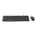 KIT Mouse E Teclado Logitech Mk200 Multimidia C/fio Preto - 920-002718