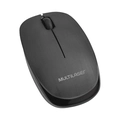 Mouse Multilaser Sem Fio 1200dpi 3 Botoes Ergonomico Preto - Mo251