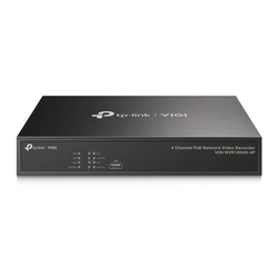 Gravador de Video TP-Link Digital Poe+ Para Segurança Eletronica 4 Canais - NVR1004H-4P