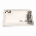 Case Externa Para HD SATA 2,5 Usb 3.0 até 4TB Transparente CS-U3T
