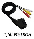 CABO DE VIDEO SCART X 3RCA 1.5M MULTILASER