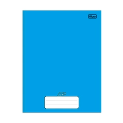 Caderno D+ Brochura Capa Dura 1/4 48 Folhas Azul  Tilibra