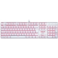 Teclado Gamer Mecânico Redragon Mitra Branco Switch Azul Led Vermelho - K551W-PT-BLUE
