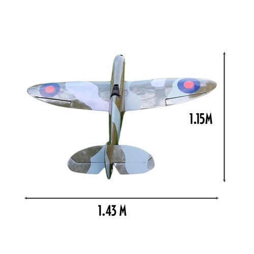 Aeromodelo completo avião de controle remoto - Hobbies e coleções