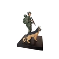 Boneco Soldado Exército Brasileiro Cachorro (Cães de Guerra)