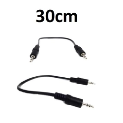 Cabo Auxíliar P2 Macho P/ P2 Macho 30cm - Xc-p2-p2-30cm