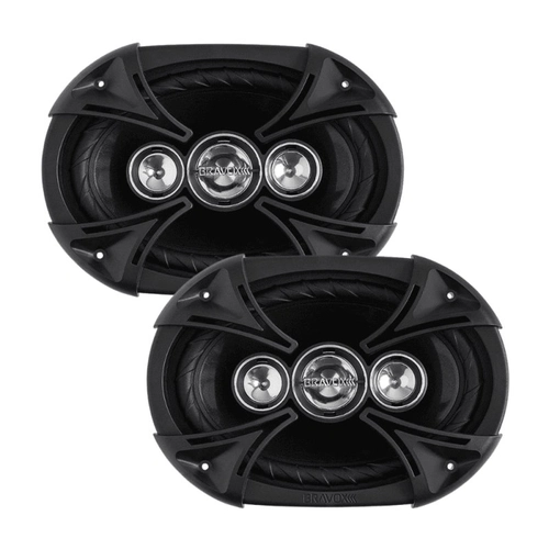 Alto Falante Bravox Quadriaxial B4x69bk 6x9 220w Rms 4r Par