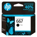 Cartucho De Tinta Hp 667 Preto - 3ym79ab
