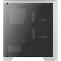 Gabinete Gamer Aerocool Cylon Branco Rgb Lateral Vidro