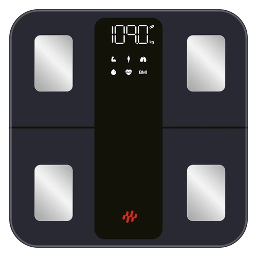 Balança Bioimpedância 25 Análises Corporais Bio Smart Relax Preta
