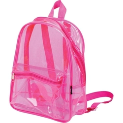 Mochila Escolar Infantil Rosa Neon - Kit